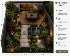 Petit jardin : 7 astuces de paysagiste pour maximiser l’espace et créer un extérieur agréable